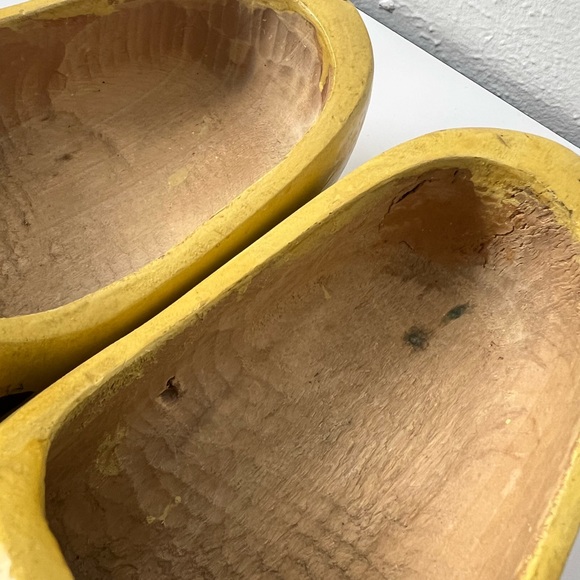 Vintage Wett VV Ged Dutch Hand Carved Klompen Wooden Shoes - Picture 16 of 16
